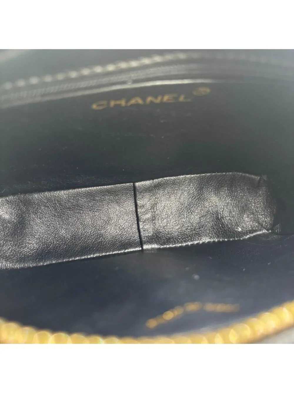 Chanel Lambskin Quilted Shoulder